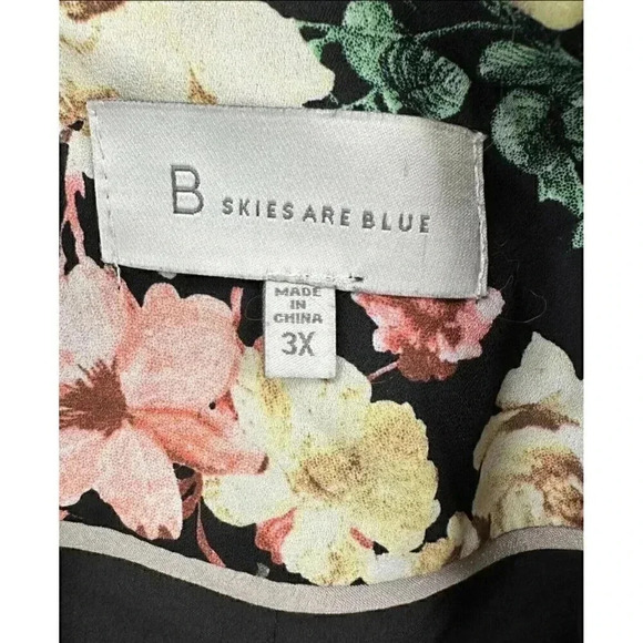 B Skies Are Blue Womens Floral Blazer Jacket From Stitch Fix, Plus Size 3X - Picture 5 of 6